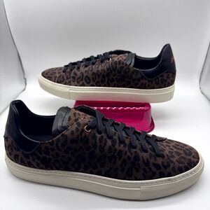 Good Man Brand Legend Z Mens US 9.5‎ Casual Shoes Brown Leopard Print Sneakers